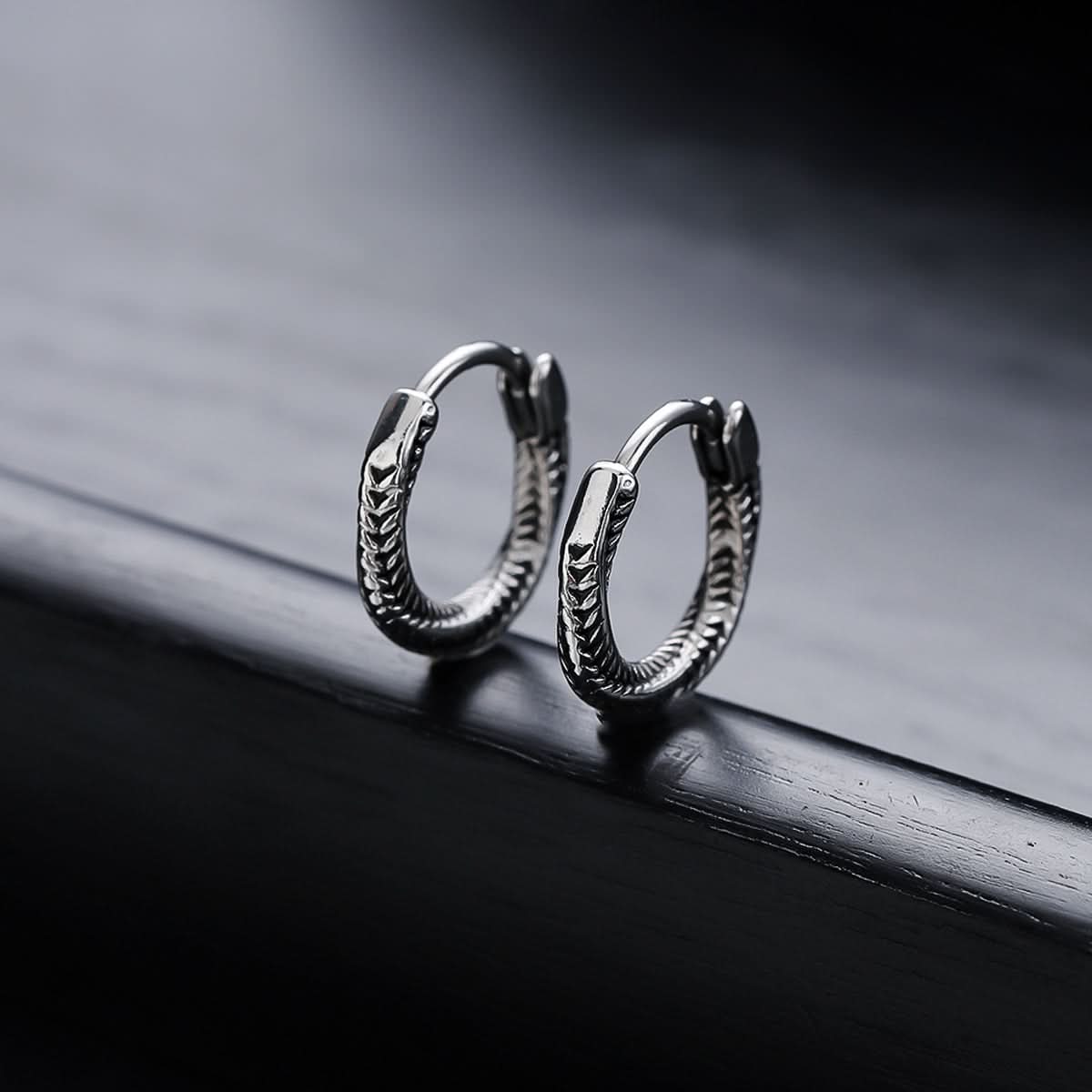 Hemp Twisted Rope Earrings – Geometric Round Earrings for Men & Women