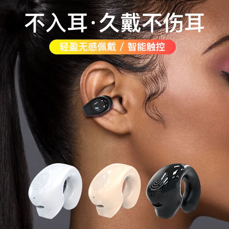 Mini Bluetooth 5.3 Clip-On Sports Earbuds