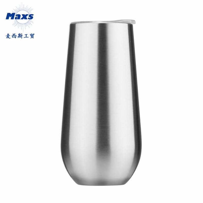 Stainless Steel Wine Tumbler | Double-Walled Insulated Eggshell Cup