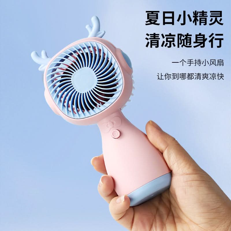 Mini USB Rechargeable Handheld Fan – Portable Desktop Cooling Gadget