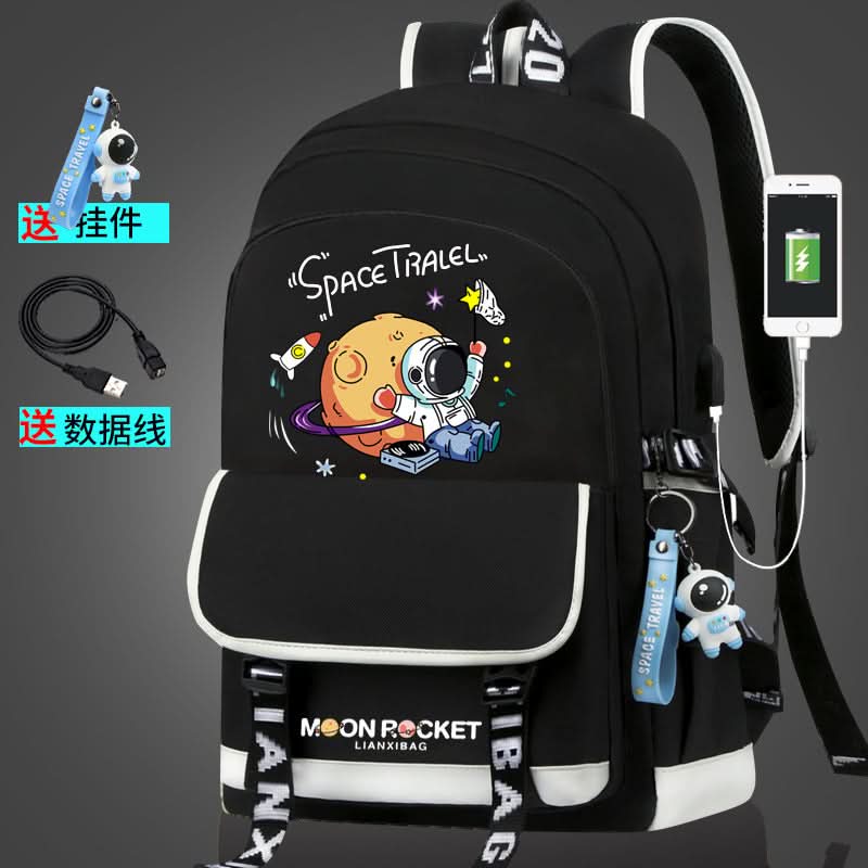 Astronaut Backpack – Large-Capacity Waterproof School Bag for Kids