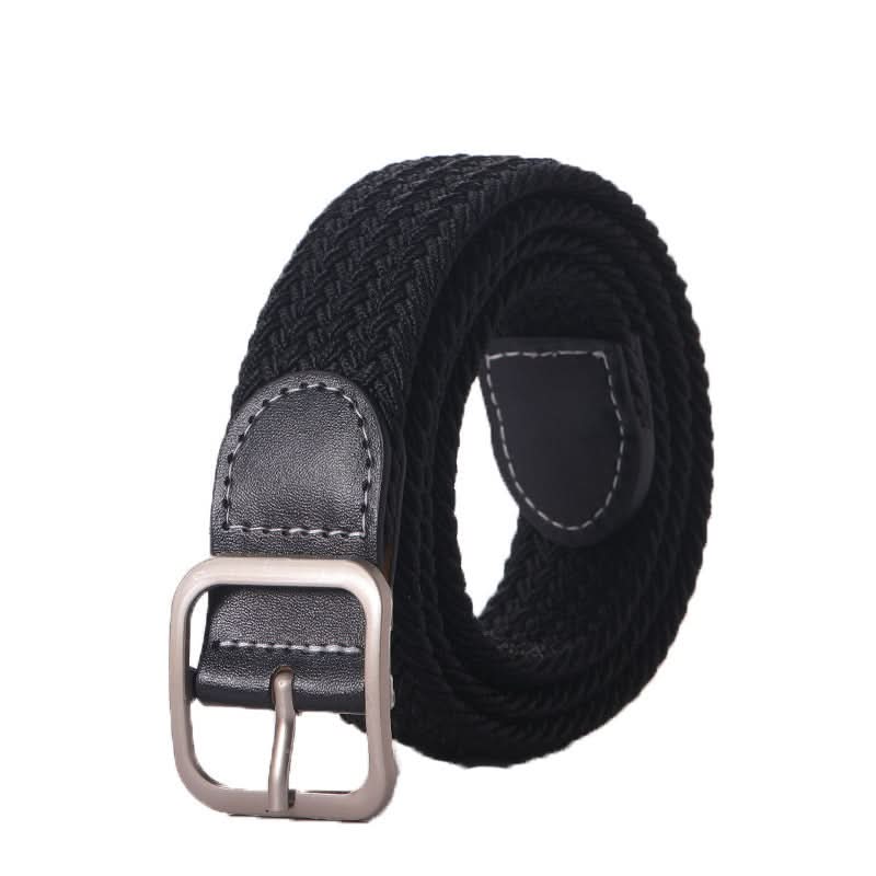 Unisex Elastic Woven Canvas Belt