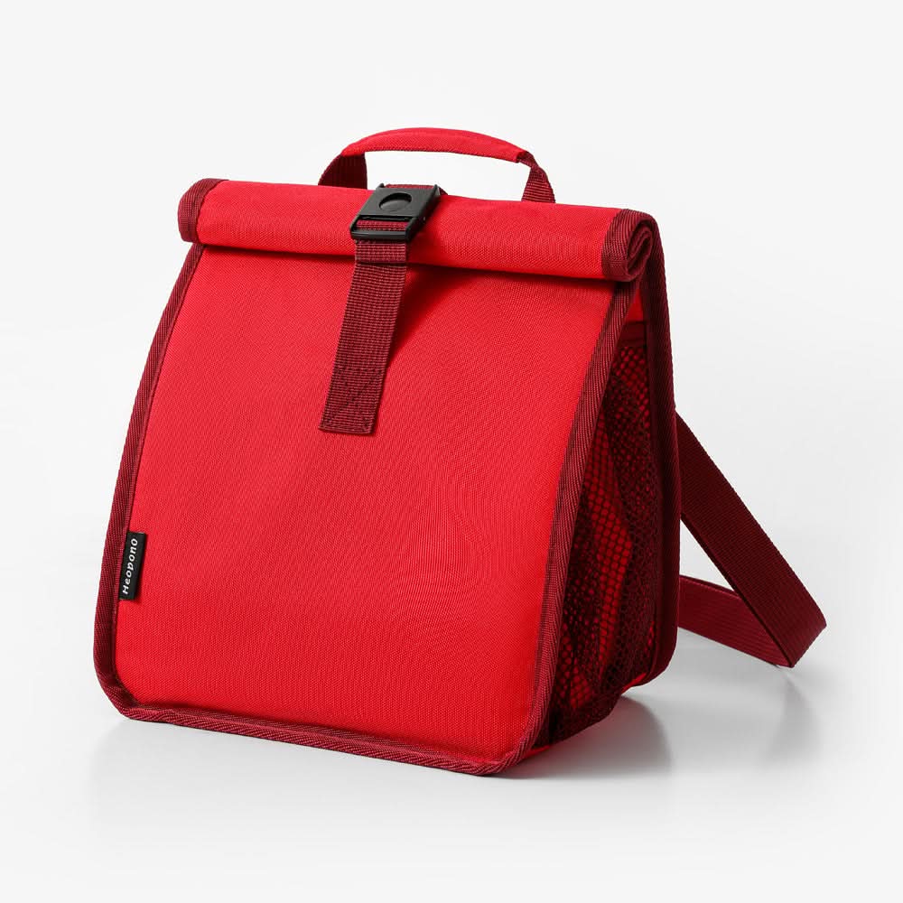 Kids Foldable Crossbody Lunch Bag – Insulated Oxford Cloth Sandwich Tote