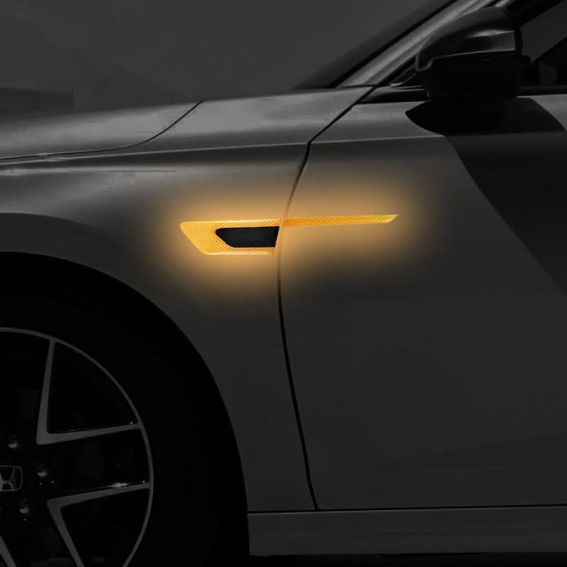 Car Reflective Fender & Bumper Stickers – Anti-Scratch Night Safety Decals