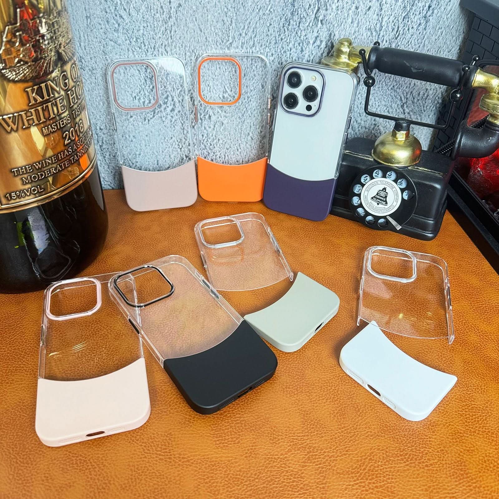 Transparent Shockproof PC iPhone Protective Case