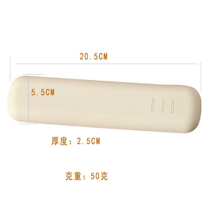 Silicone Makeup Brush & Eyebrow Pencil Storage Box – Portable & Dustproof Organizer