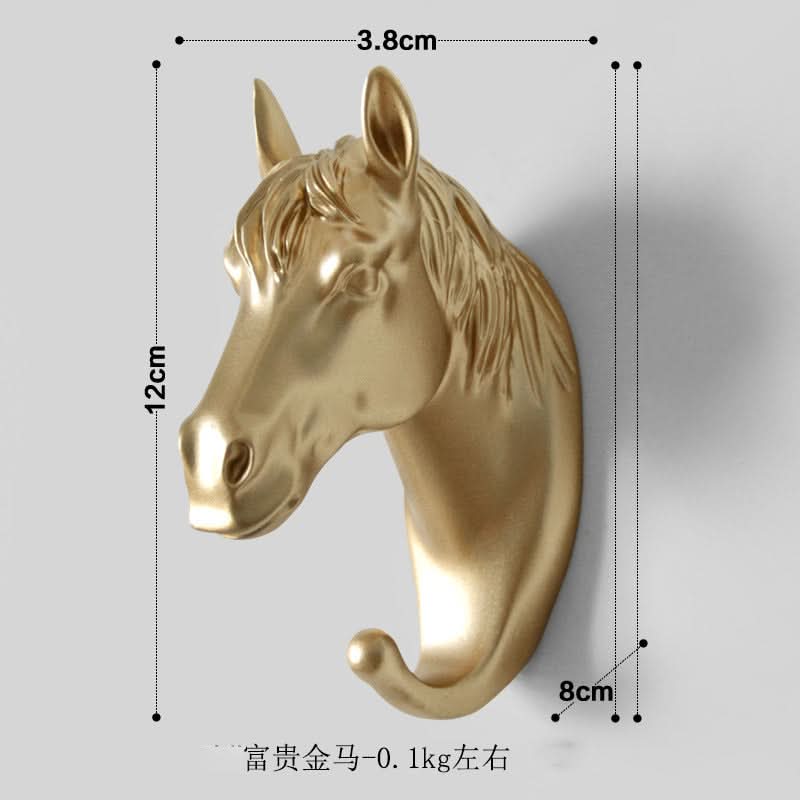 Punch-Free Animal Head Wall Hook – Decorative Deer Head Sticky Hanger