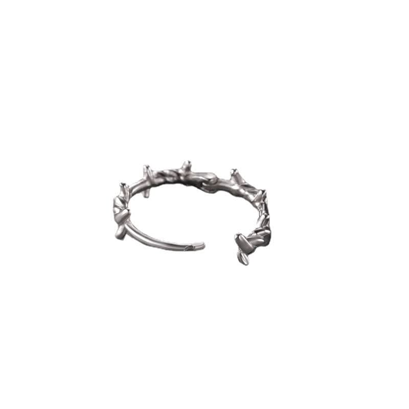Men’s Thorn Vine Hoop Earrings – Hip-Hop Ear Cuff Buckle