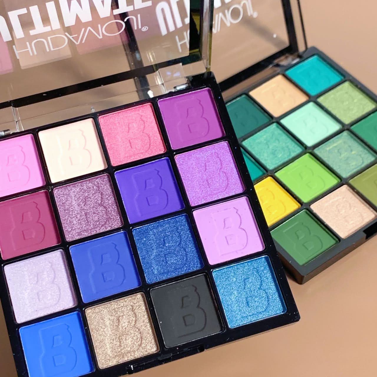 HUDAMOJI 16-Color Eyeshadow Palette – Matte & Shimmer Tones, High-Pigment Eye Makeup