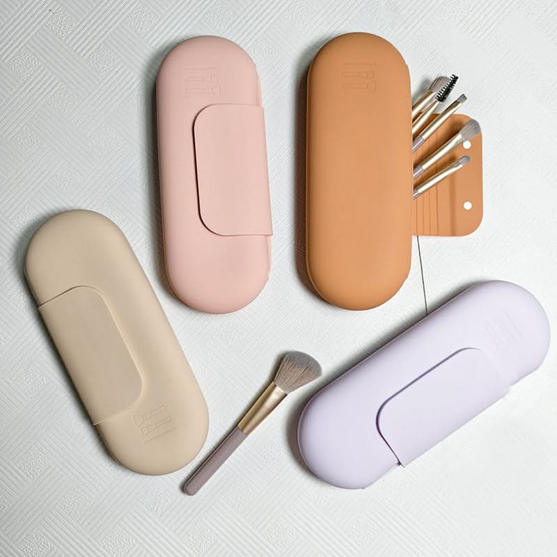 Magnetic Travel Makeup Brush Storage Bag