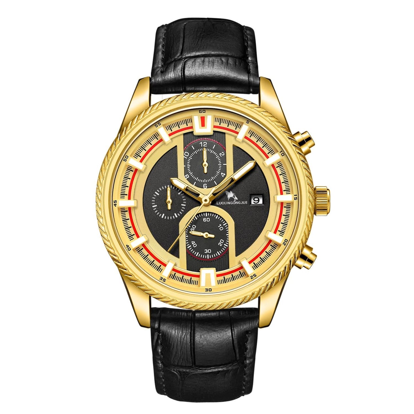 Men’s Classic Automatic Mechanical Watch – Luminous Dial & Calendar