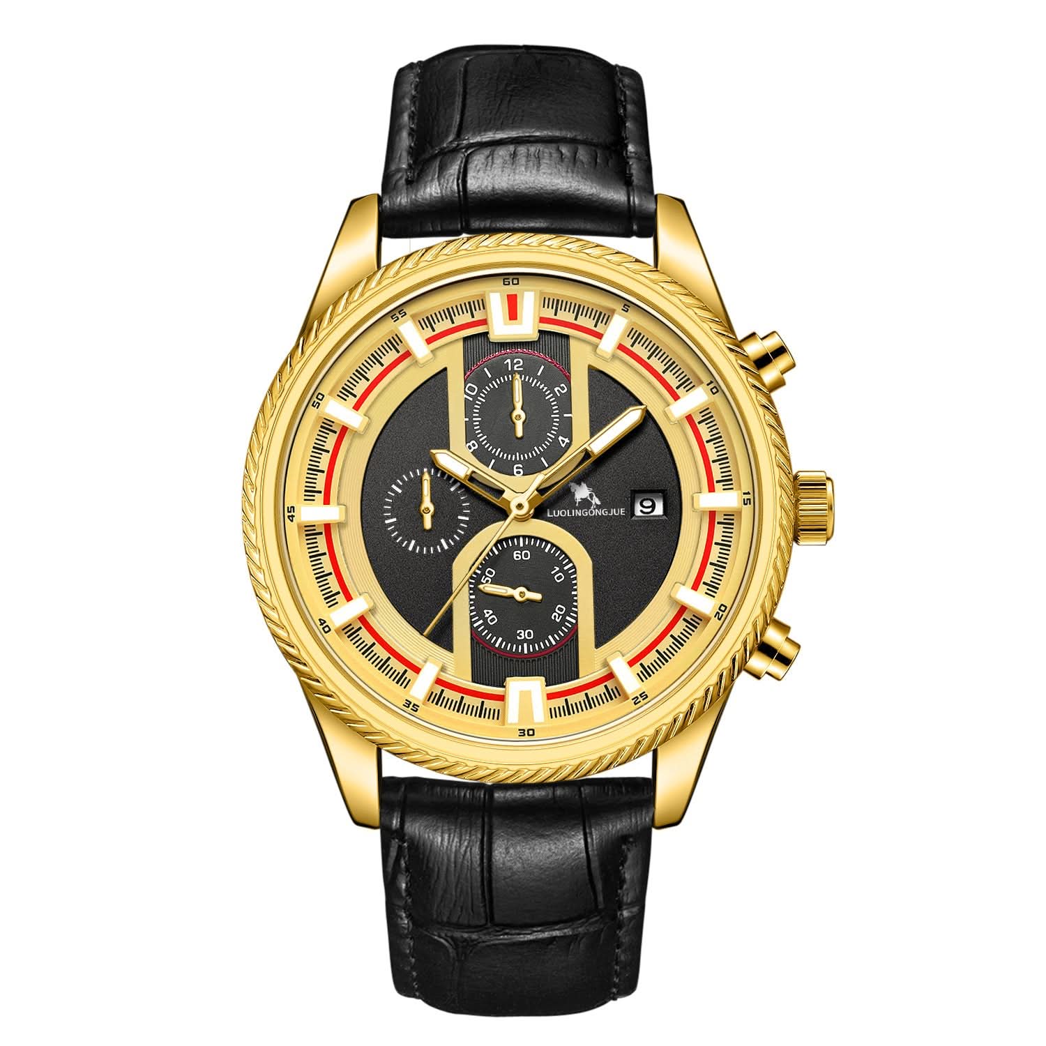 Men’s Classic Automatic Mechanical Watch – Luminous Dial & Calendar