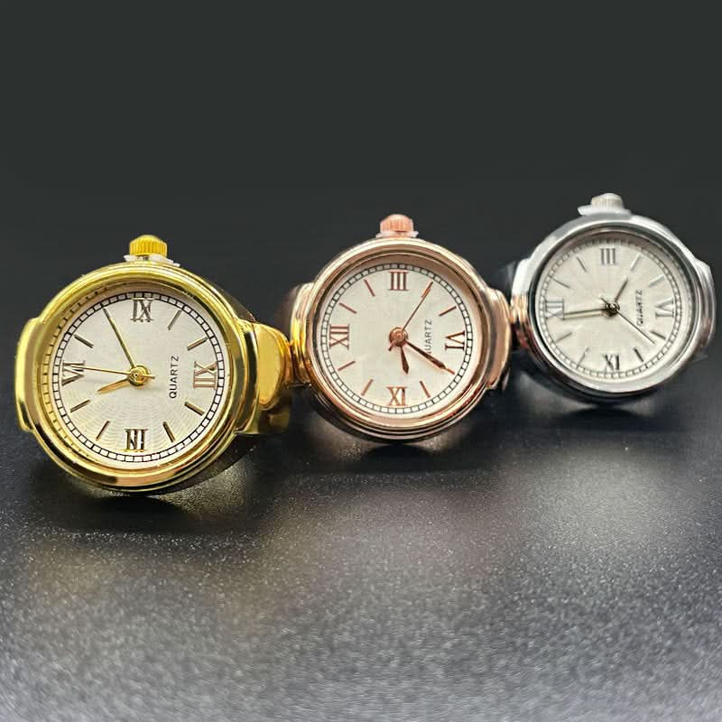 Classic Ring Watch – Unisex Quartz Finger Watch