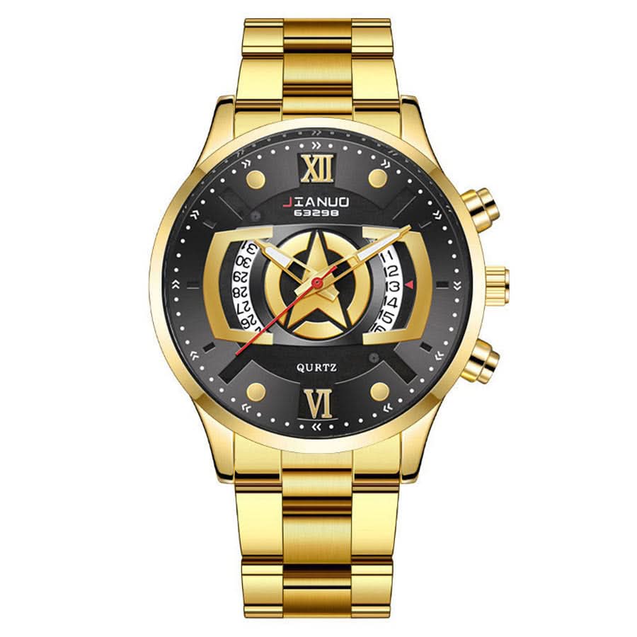Men's Quartz Business Watch with Calendar