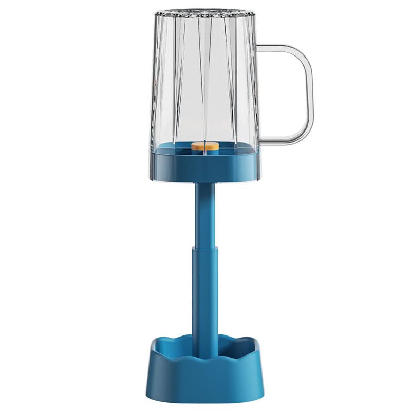 Wall-Mounted Toothbrush Holder with Cups – Mouthwash Cup Storage Organizer