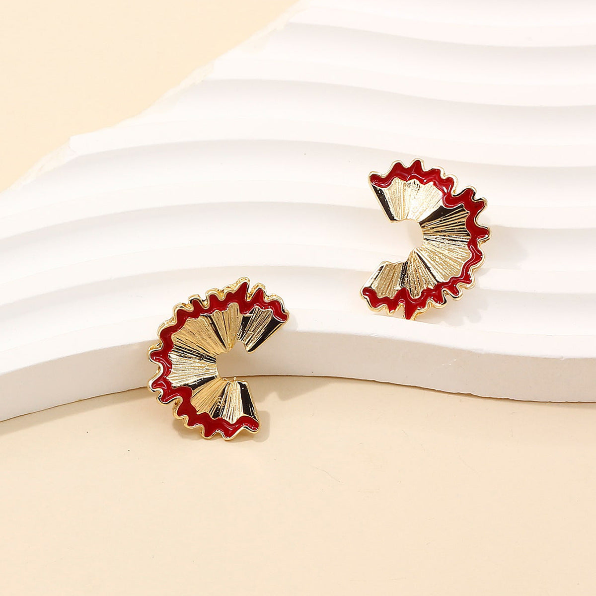 Geometric Oil Drop Earrings – Cute Casual Jewelry for Women
