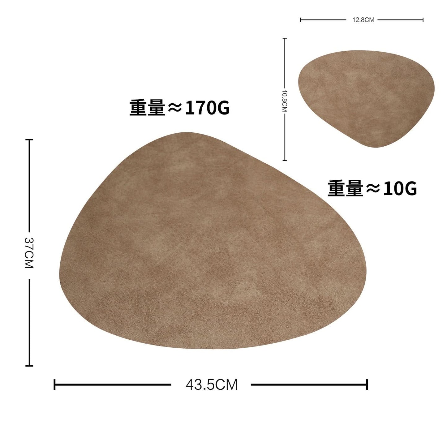 Waterproof PVC Leather Placemats - Luxury Design