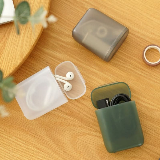 Portable Cable & Accessory Storage Box – For Cables, Earphones & Small Essentials