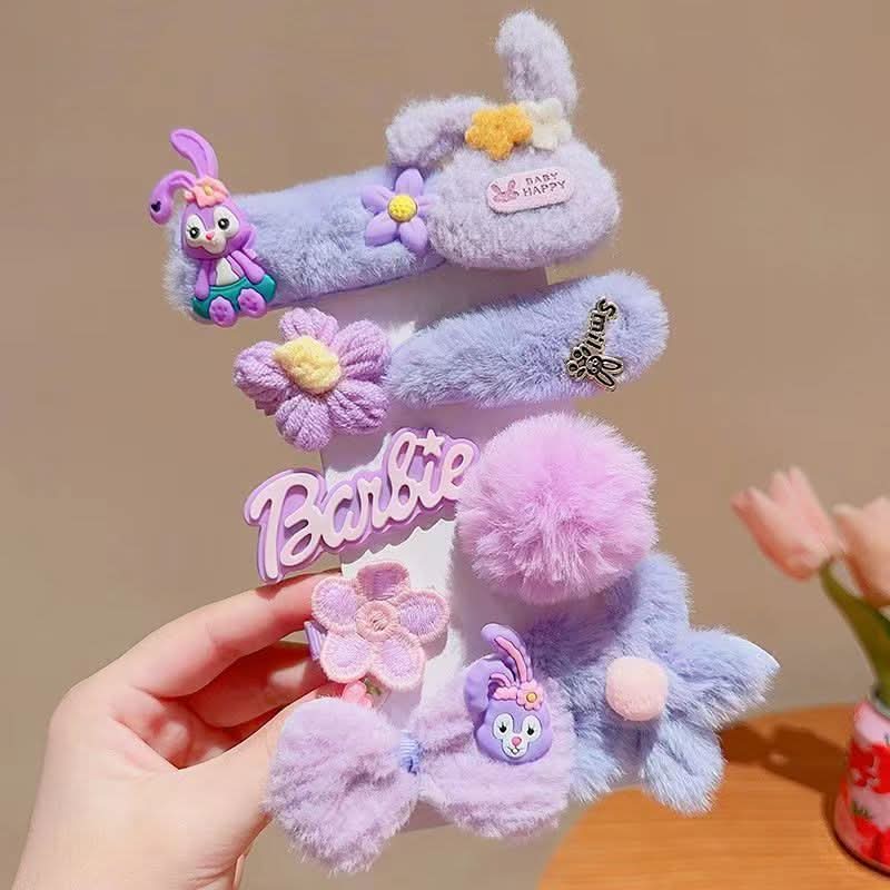 Cute Plush Duckbill Hairpins for Kids