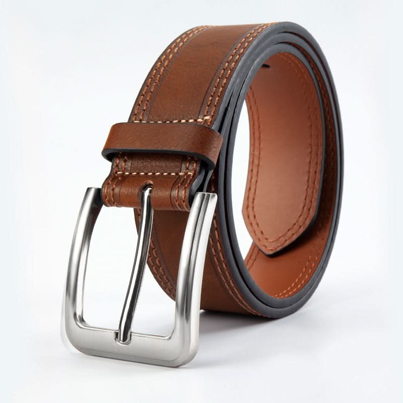 Men’s Classic Leather Belt – Adjustable 110-125cm