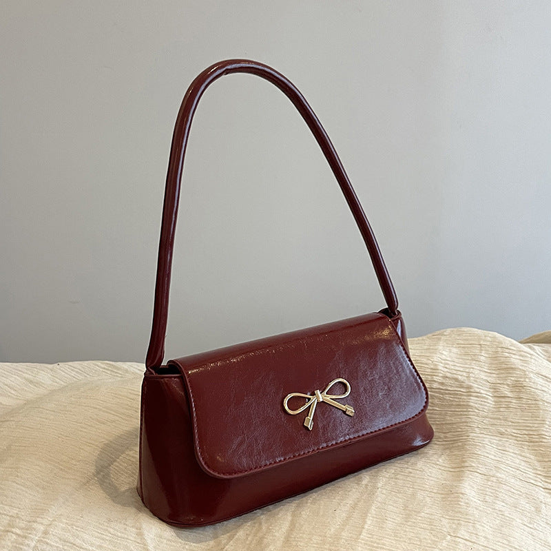 Small Armpit Shoulder Bag for Women – Trendy PU Chain Pillow Purse