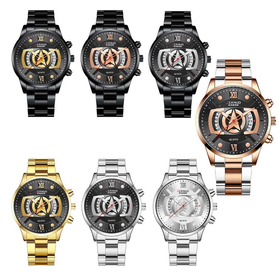 Men's Quartz Business Watch with Calendar