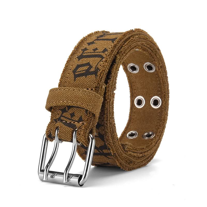 Men’s Canvas Belt with Pin Buckle