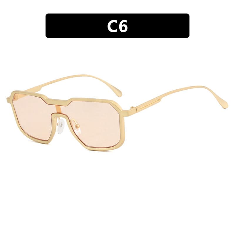 Men's Metal Square Sunglasses for Driving