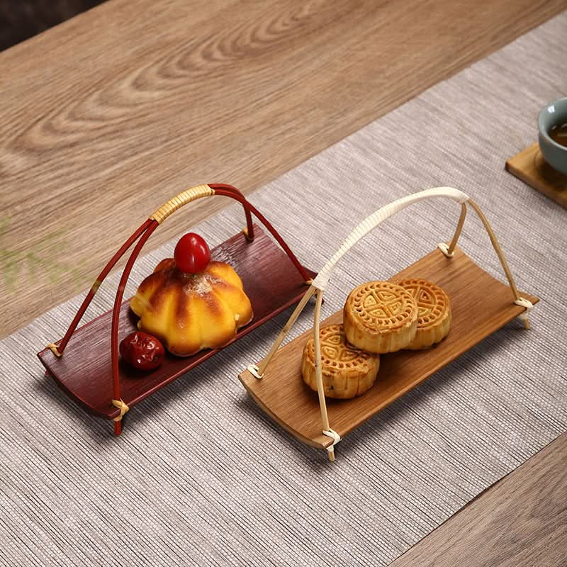 Handmade Bamboo Dessert Tray