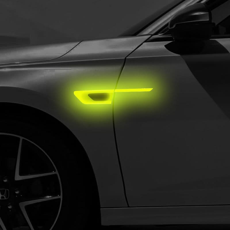 Car Reflective Fender & Bumper Stickers – Anti-Scratch Night Safety Decals