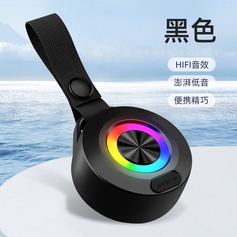 Portable Bluetooth Speaker with RGB Lights
