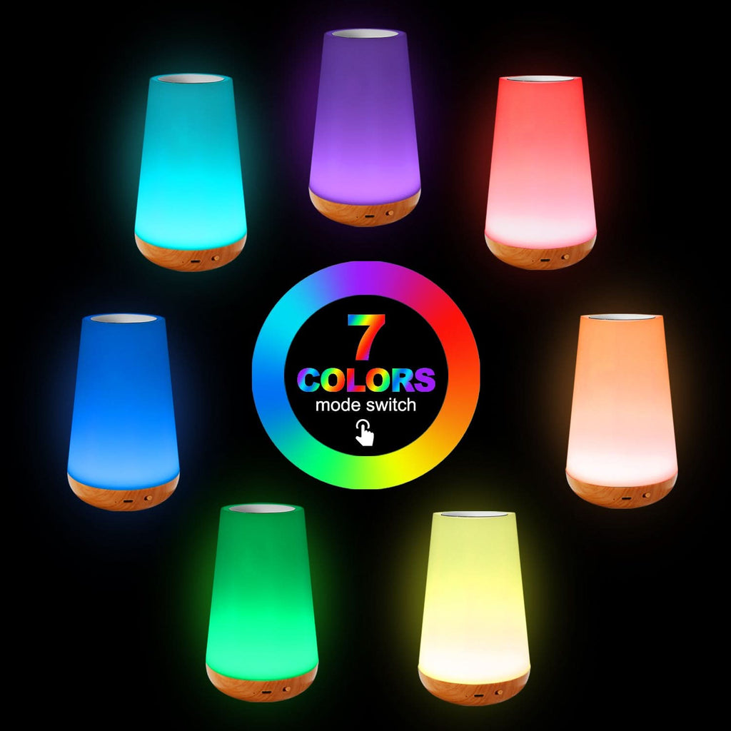 Touch-Control LED Night Light with 13 Colors