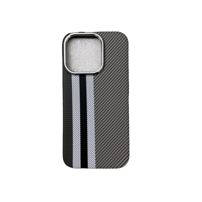Magnetic Kevlar iPhone Case – Shockproof Carbon Fiber