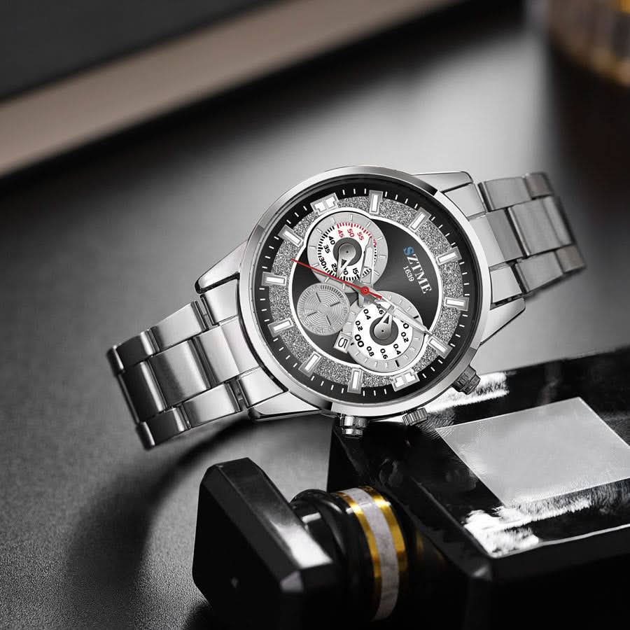 Men's Luminous Calendar Quartz Business Watch