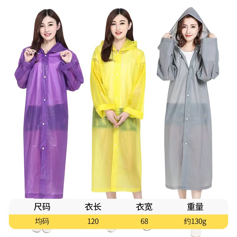 Reusable Full-Body Raincoat for Women & Kids – Lightweight, Waterproof