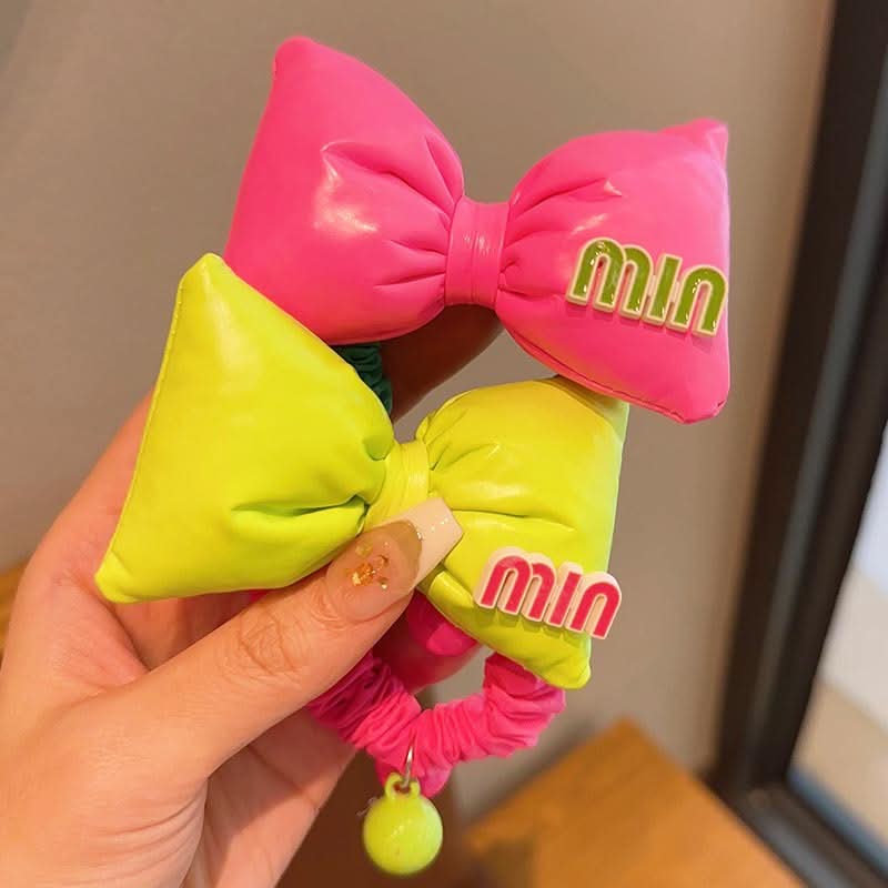 Pack of 5 Korean Bow Hair Bands for Kids