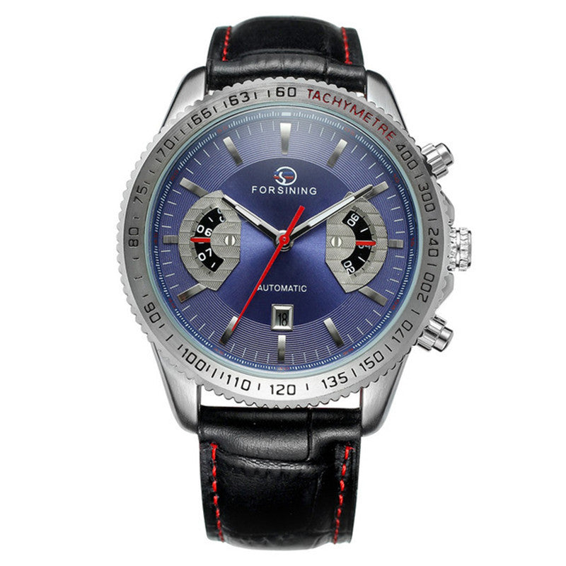 Men's Mechanical Tourbillon Watch – Month & Moon Phase Display