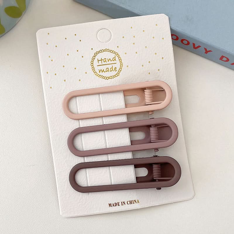 Ice Transparent Jelly Candy Color Hair Clips