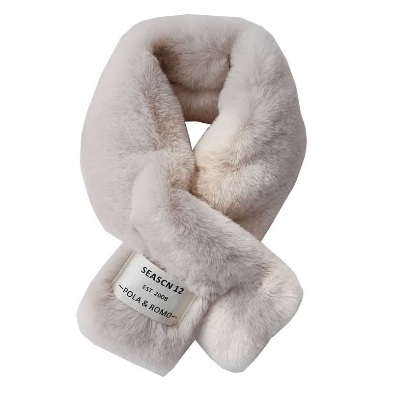 Women's Winter Fur Scarf – Korean Style Neck Warmer