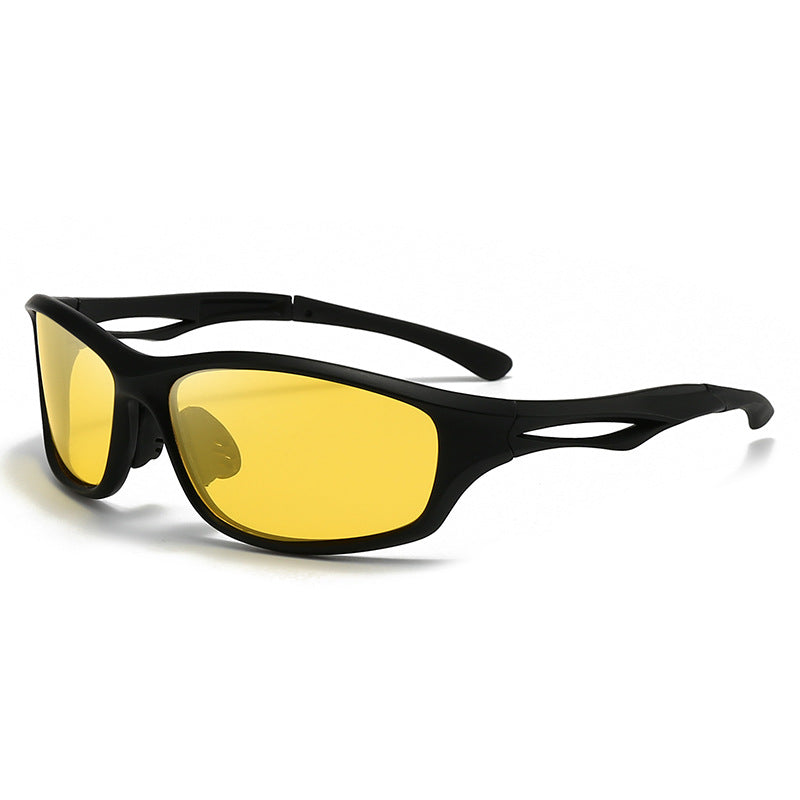 [Solarix] Silver Wraparound Sunglasses