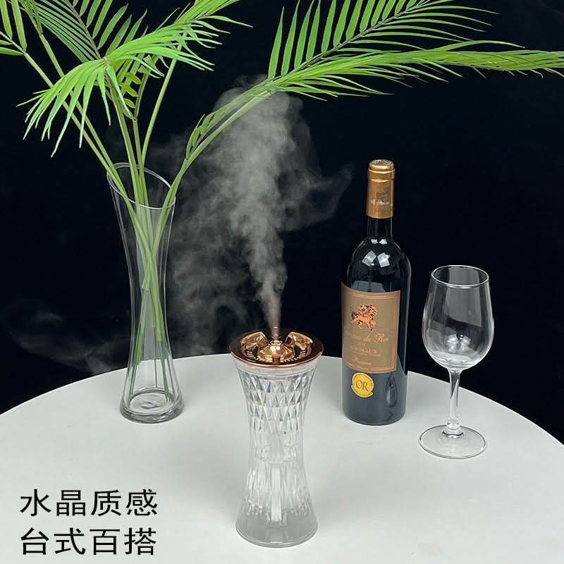 USB Small Waist Humidifier with Colorful Night Light – 270ml