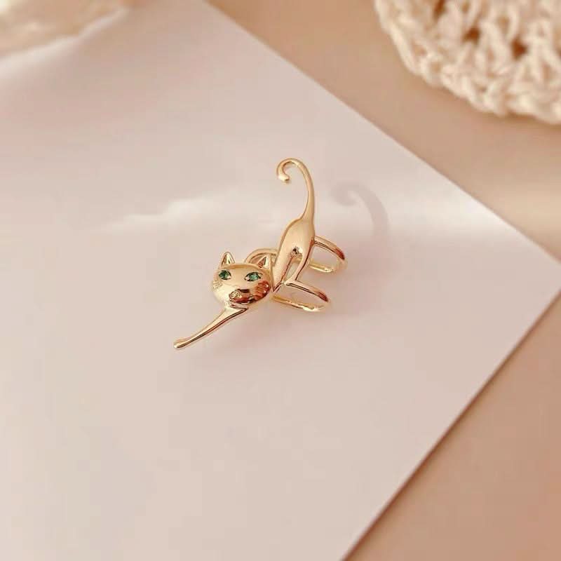 Non-Pierced Cat Ear Clips for Women