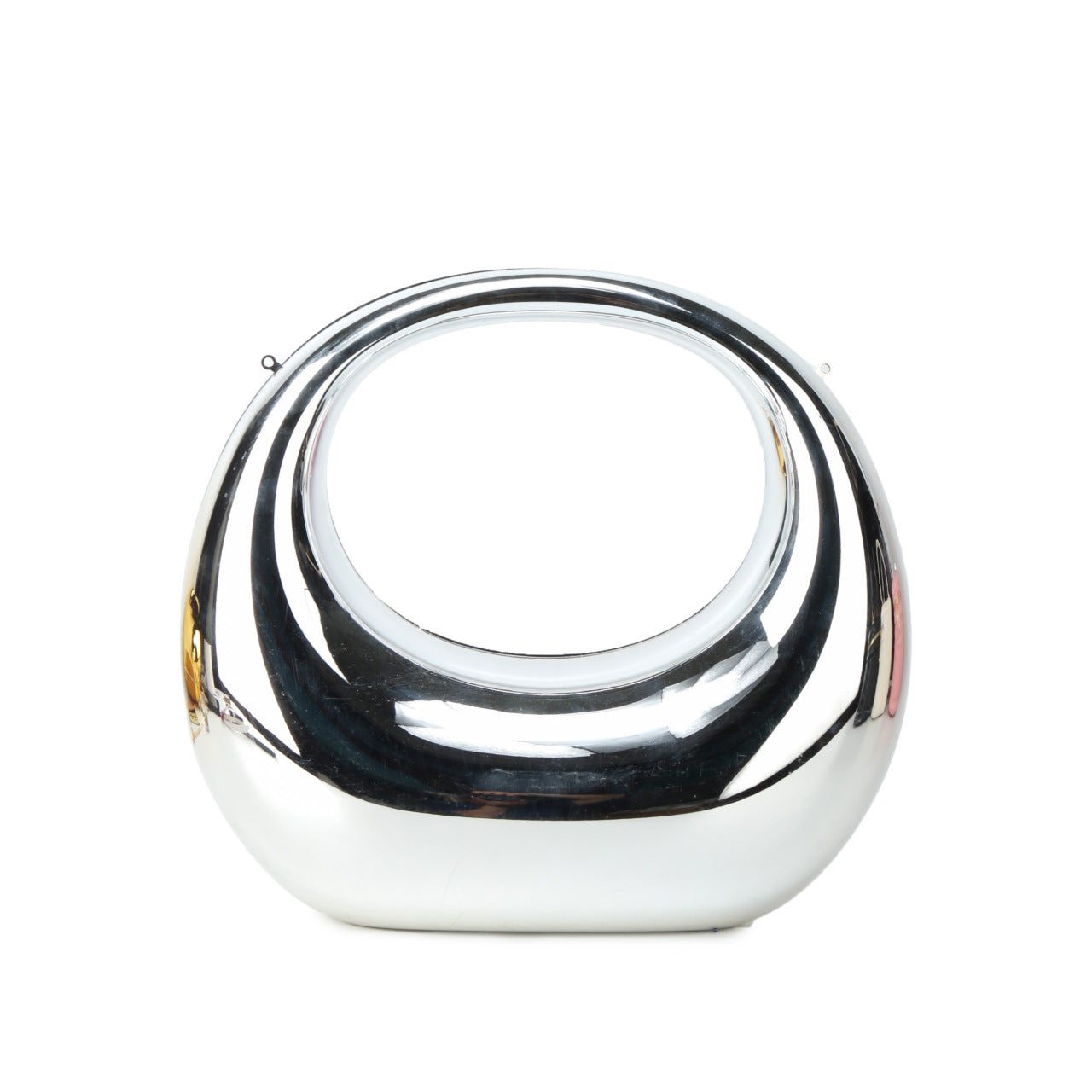 Large Acrylic Crescent Handbag – Trendy Moon-Shaped Evening Shoulder Bag for Women