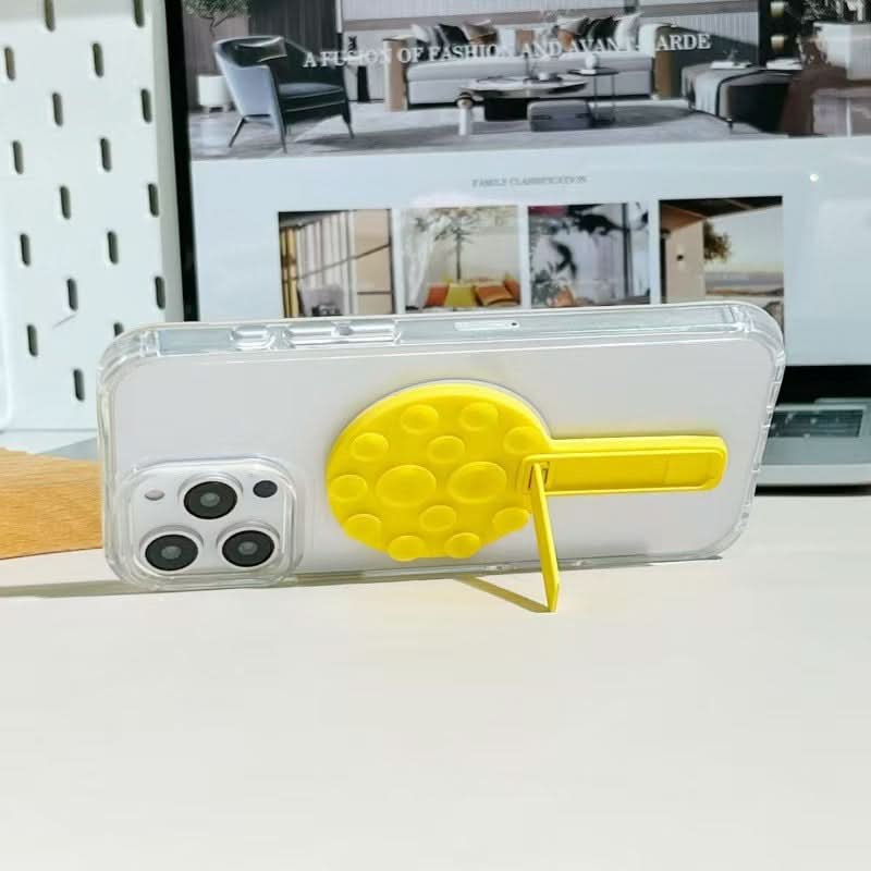 Lollipop Suction Cup Phone Stand – Silicone Non-Slip Holder