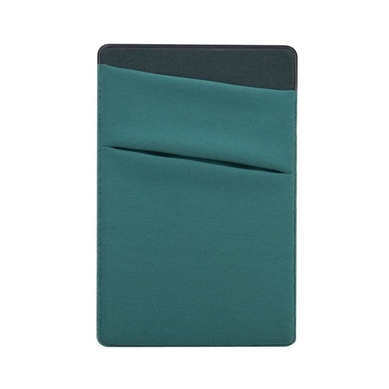 New mobile phone case with back sticker and double-layer card holder for storing Lycra mobile phone back sticker card holder
