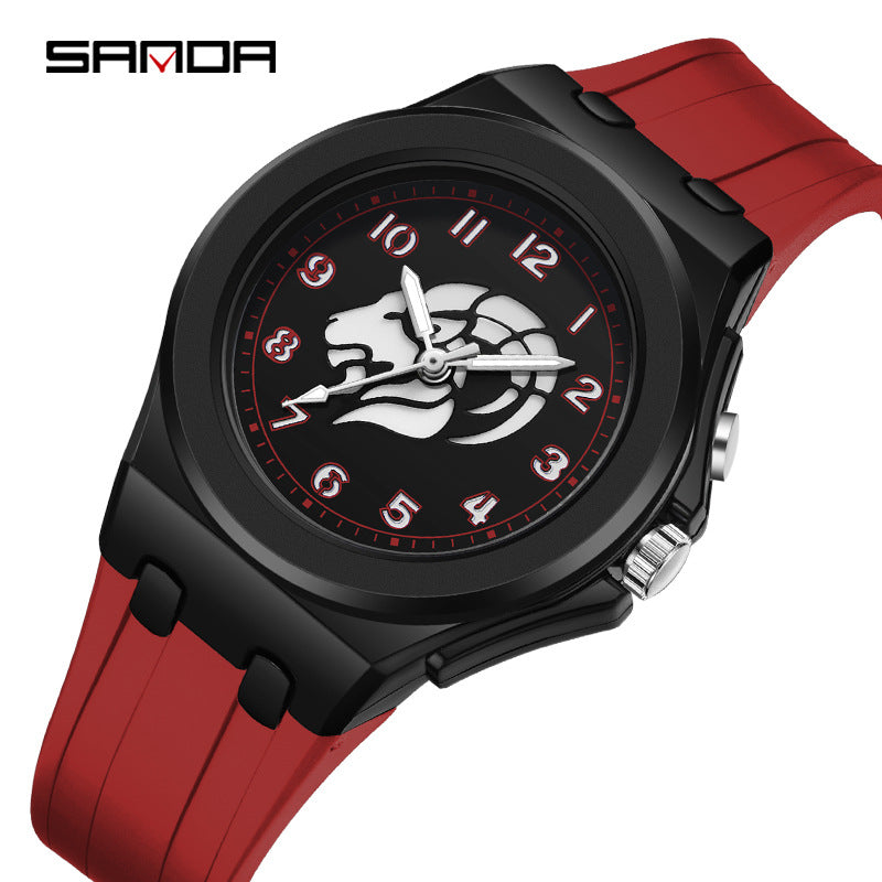 Sanda Constellation Quartz Watch – Luminous Waterproof Student Watch for Kids