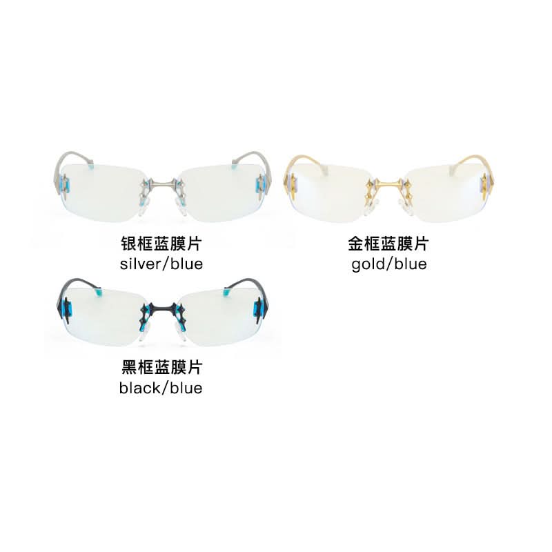 Futuristic Frameless Sunglasses for Men