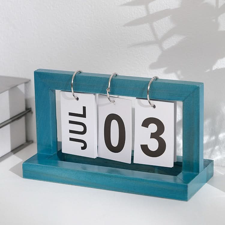 Wooden Flip Calendar