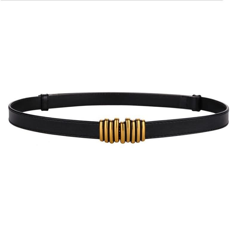 Women's Thin Leather Belt – Adjustable Waist Belt For Dresses, Coats & Sweaters