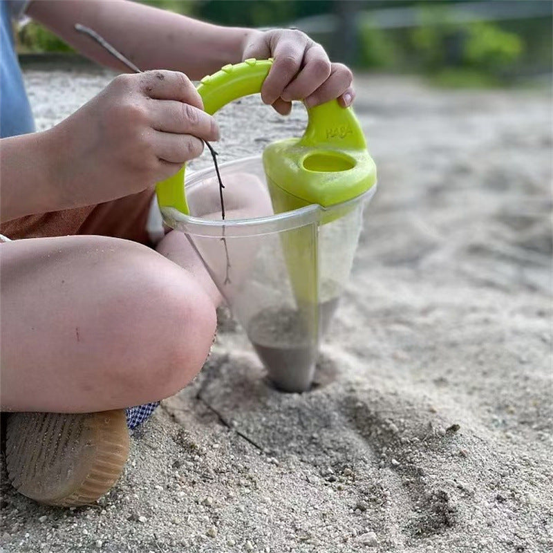 Kids Beach Sand Funnel Toy – Modern & Colorful Plastic Play Funnel